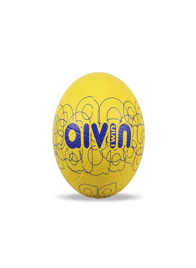 AIVIN كرة طائرة AIVIN AIRPLAY - قبضة احترافية، كرة تدريب للعب في الأماكن المغلقة والمفتوحة، مصنوعة من المطاط المصبوب، مثانة ملفوفة بخيوط البوتيل، مصممة للمبتدئين، للعب على جميع الأسطح الداخلية والخارجية - مقاس 4 - Image 1