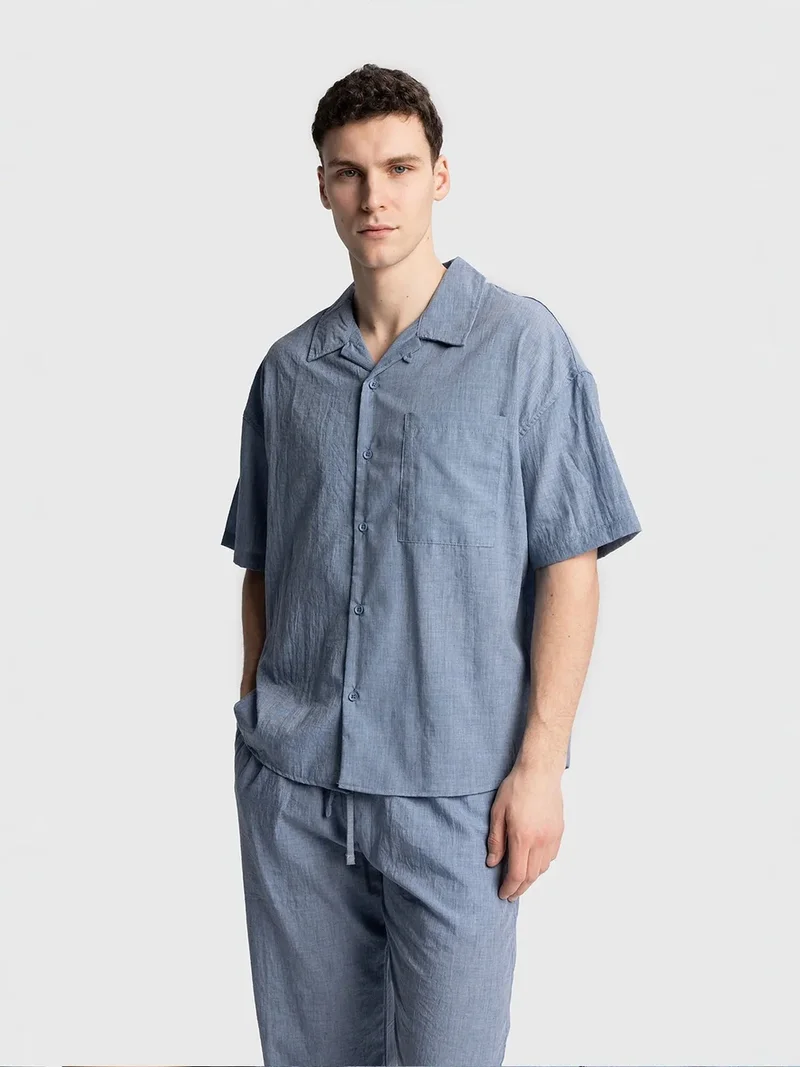 جيستو GIESTO Men's Relaxed Fit Short Sleeve Shirt