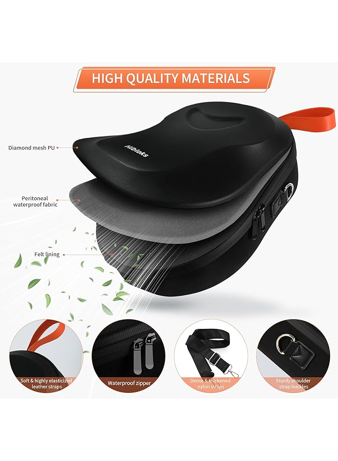 erorex Carrying Case With Magnetic Charging Port For Meta Quest 3 Accessories Hard Travel Case For Oculus Quest 3 All In One VR Headset And Controllers Quest 3 Backpack Portable Storage Bag  - Image 4