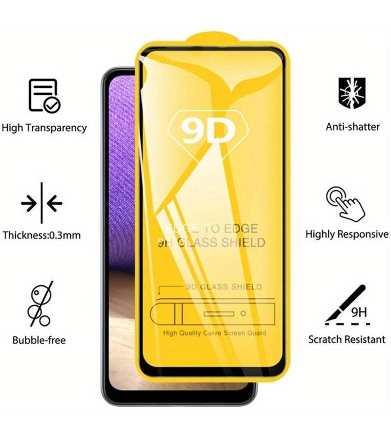 3 Pcs 9D Tempered Glass Screen Protector For Redmi 8 14S 14C 13 13C 12 12C 11 10 9 8 Pro 11S 10S 9S 15C - Image 4