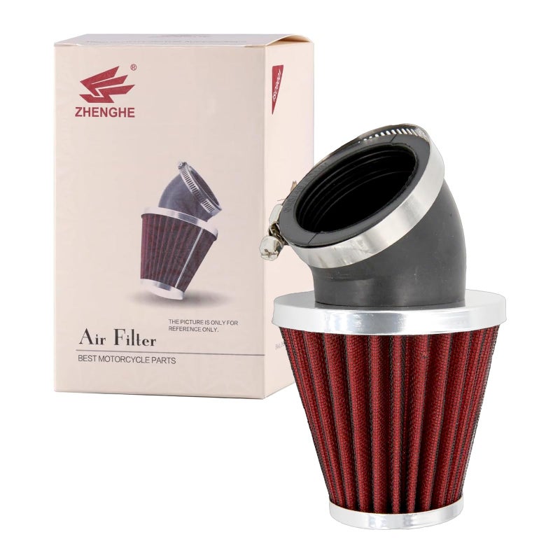 ZHENGHE 48mm 49mm 50mm High Performance Motorcycle Air Filter Breather for Custom Assembly Honda Yamaha Suzuki Kawasaki ATV SSR TTR Dirt Bike Pit Mini GY6 AJS Scooter Moped Racing - Image 3