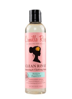 Camille Rose Camille Rose Clean Rinse Shampoo, with Honey and Peppermint to Moisturize and Clarify, for all Hair Types, 8 oz  - Image 1