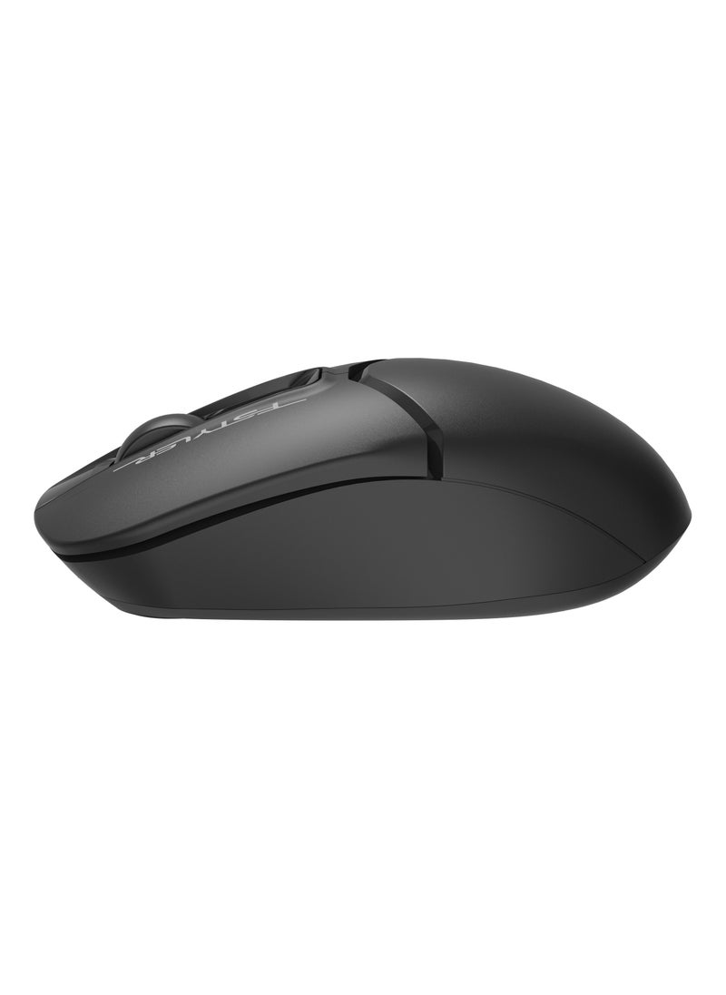 A4TECH A4TECH Dual Mode Wireless/Bluetooth Mouse With Silent Click FB12S, Auto Power Saving, Windows, Mac, Chrome OS, Android, Black  - Image 4