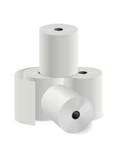 Terabyte 5 Thermal Rolls For Cash Register Machine 80x80 mm  - Image 1