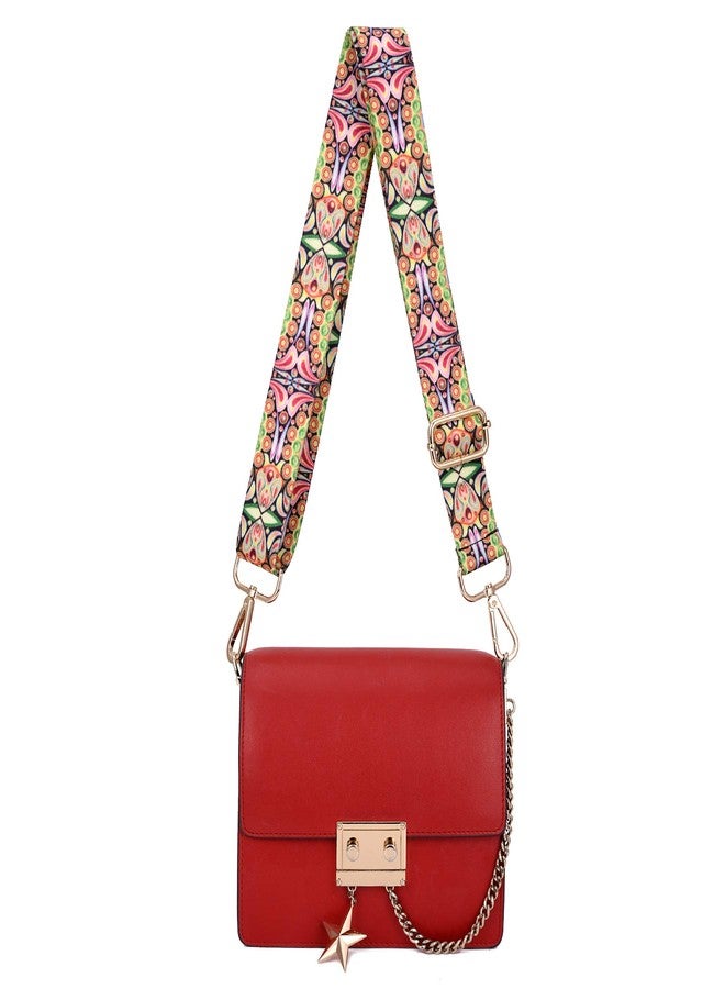 ZOOEASS Wide Shoulder Strap Adjustable Replacement Belt Guitar Style Crossbody Bag Handbag Strap Multicolor Canvas Straps(Wide:1.4in) (Paisley) - Image 4