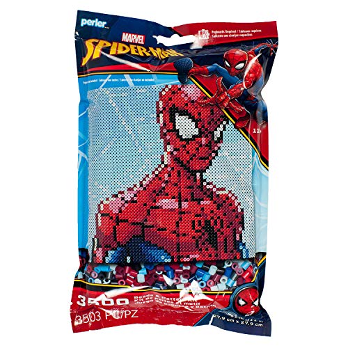 Perler Beads Marvel Spiderman Pattern & Fuse Bead Kit, 11'' X 11'', 3503Pc - Image 5