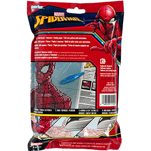 Perler Beads Marvel Spiderman Pattern & Fuse Bead Kit, 11'' X 11'', 3503Pc - Image 2