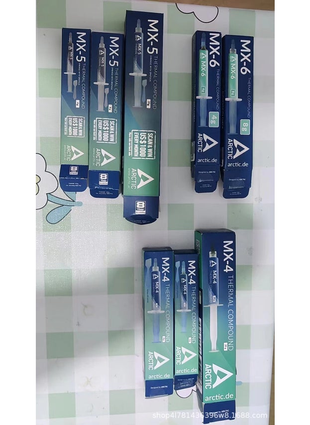 Arctic Mx-4 4g CPU Graphics Card Special Thermal Silicon Grease Heat Sink Paste Notebook Thermal Grease Heat Dissipation 20g color box