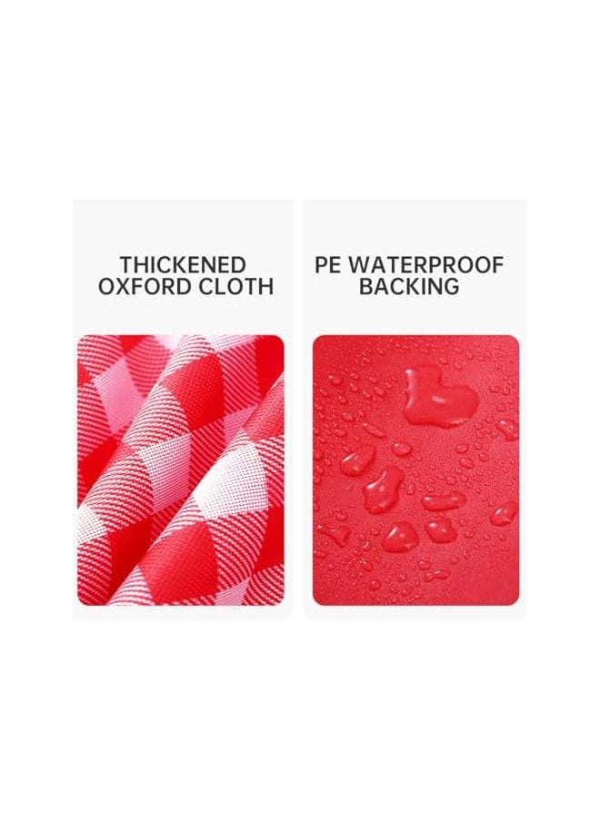 erorex EROREX Camping Blanket (190x200cm) - Perfect for Travel, Picnics & Camping: Durable, Waterproof & Foldable (Red)  - Image 2
