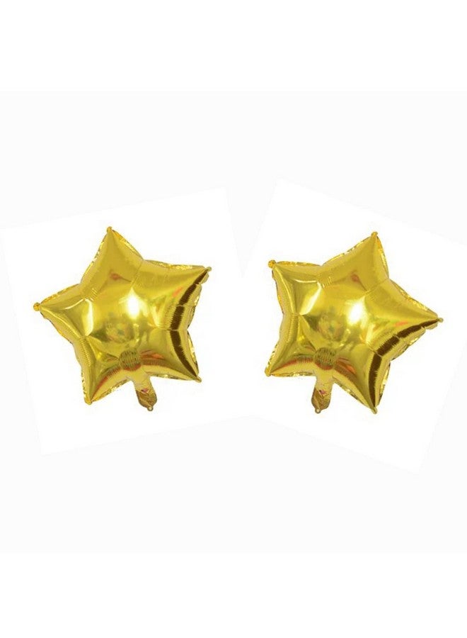 MORNDEW 5 Pcs Happy Birthday Fivepointed Star Gold Crown 1 Foil Balloons For Birthday Party Baby Shower Decorations - Image 5