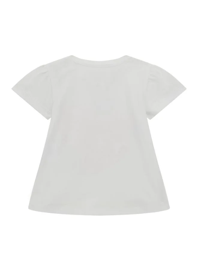 جس Kids Slogan Printed Crew Neck T-Shirt