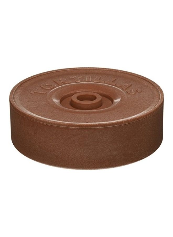 Winco PTW-8 8-1/2-Inch Diameter Tortilla Warmer, 2-5/8-Inch Height,Brown,Medium - Image 1