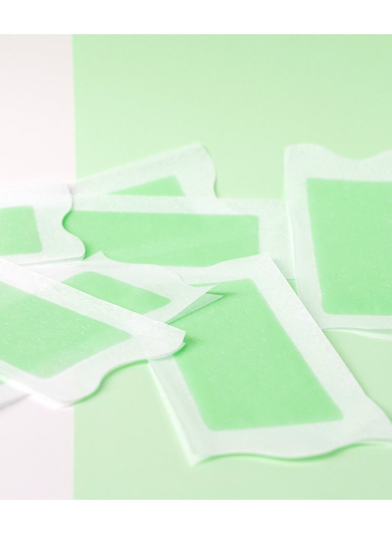 بادي ناتور شرائط إزالة الشعر من بودي ناتور للجسم مع شاي الماتشا للبشرة العادية والجافة. - Image 4