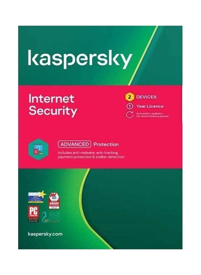 Kaspersky - Kaspersky Internet Security 2021 - 2 Users (1 Year) I Digital Download I KL1939IBBFS-20 - Image 1