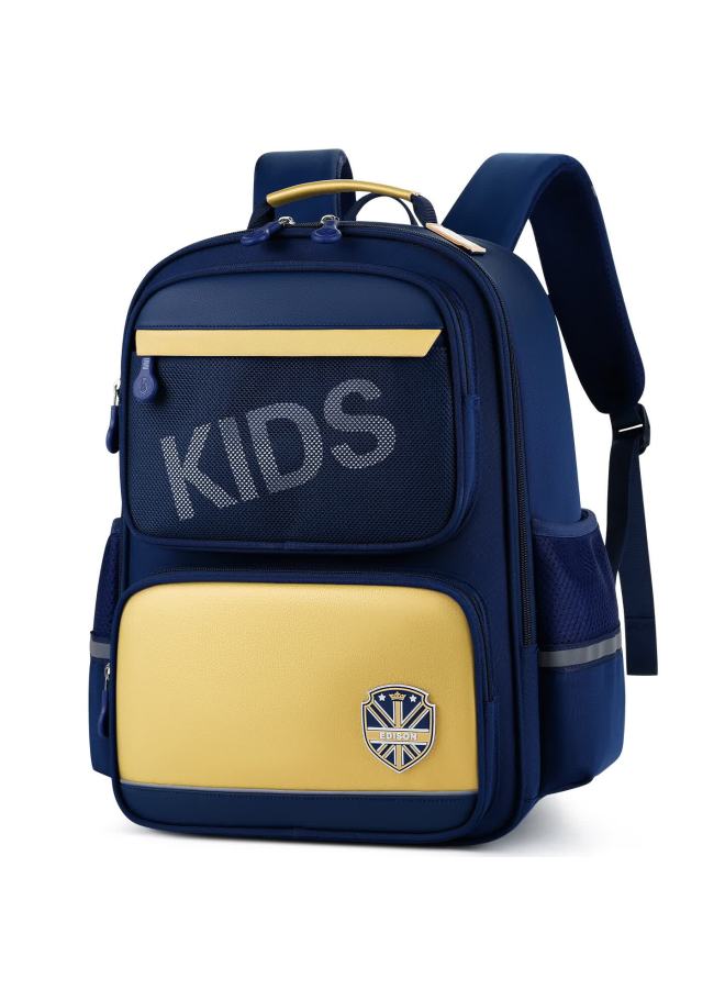 Edison Primary School Backpack Lightweight Spine And Waist Protection Anti-drop Reflective Kids Bag L38-2 For Grades 1-3-6 - Image 1