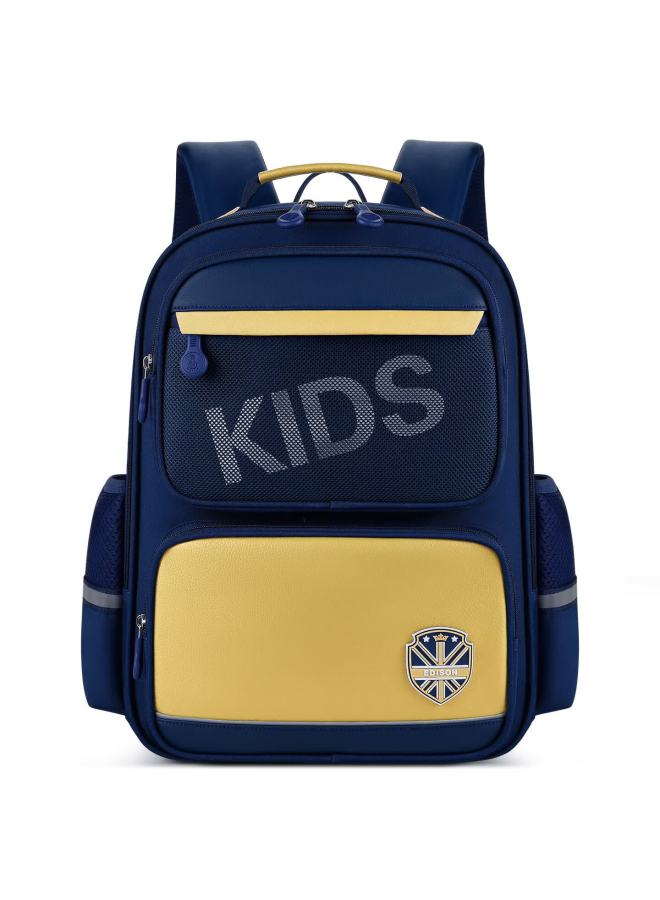 Edison Primary School Backpack Lightweight Spine And Waist Protection Anti-drop Reflective Kids Bag L38-2 For Grades 1-3-6 - Image 2