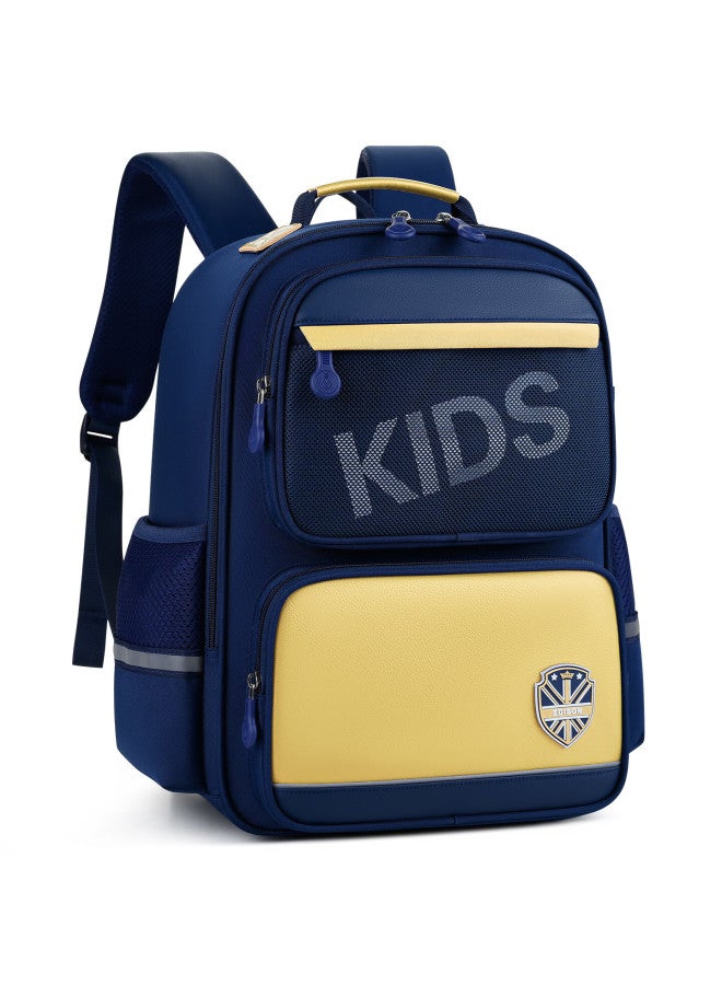 Edison Primary School Backpack Lightweight Spine And Waist Protection Anti-drop Reflective Kids Bag L38-2 For Grades 1-3-6 - Image 3