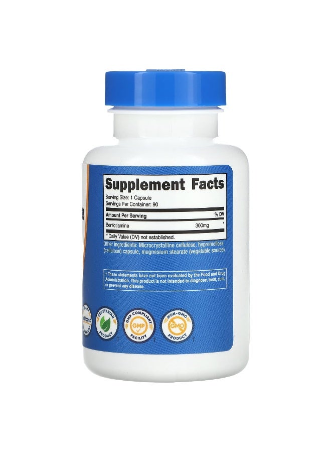 Nutricost, Benfotiamine, 300 mg, 90 Capsules - Image 2