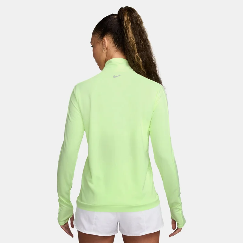 Nike Green Women's Swoosh Dri-FIT 1/2-Zip Mid Layer Running Top for Women | Best Price UAE