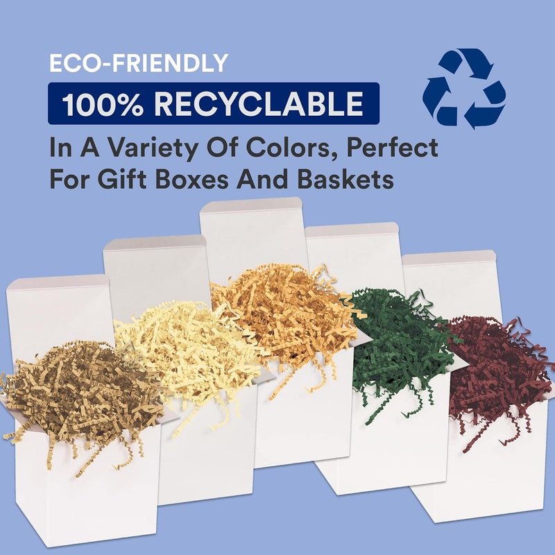 BOX USA Crinkle Paper 10 lb. Lime, 10-Pack | Packaging Paper for Shipping, Moving, and Storage Supplies - Image 4