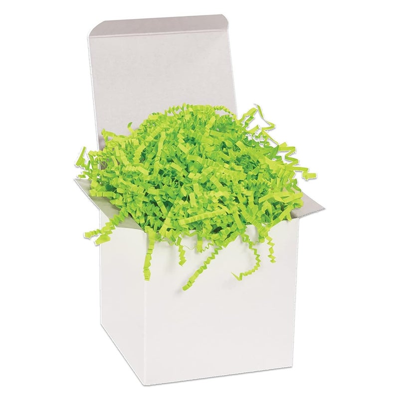 BOX USA Crinkle Paper 10 lb. Lime, 10-Pack | Packaging Paper for Shipping, Moving, and Storage Supplies - Image 1