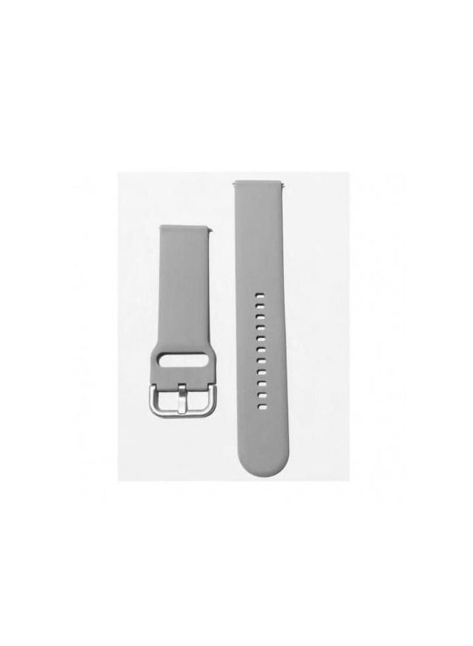 20mm Sport Silicone Straps For Oraimo Tempo S2 OSW-11N- Smart Watch - Gray  - Image 2