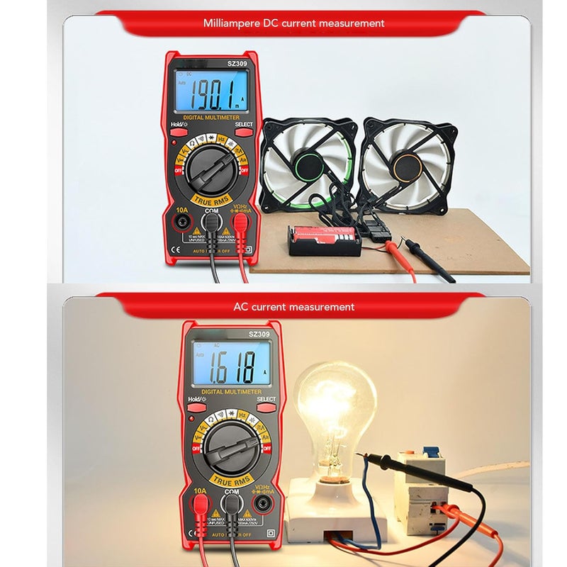 Wide daily application SZ309 7 in 1 Digital Multimeter Kit with ABS Housing, DC AC Voltmeter Electric Tool Local licensed courier Gulf user preference oriented build Wear resistant upgraded material Multi-price design picks Market diverse application fit Reinforced edge Economical upgraded quality All preference matching build Precision processed material Multi-use upgraded craftsmanship Classic modern blend design Low wear optimized design Various fittings Global upgraded economical craftsmanship Domestic distribution ready Ventilated design Repeated assemble detach compatible Gulf market standard build Regular scheduled transit Gulf mainstream practical design Daily wear upgraded resistant material Wide usage compatibility Wide range compatible material All user affordable trusted quality - Image 2