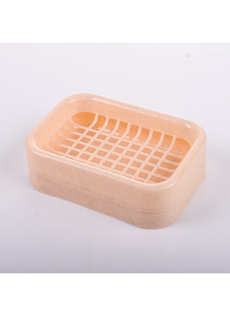 Generic - European Double-Layer Soap DishSand point powder Sand point powder - Image 1