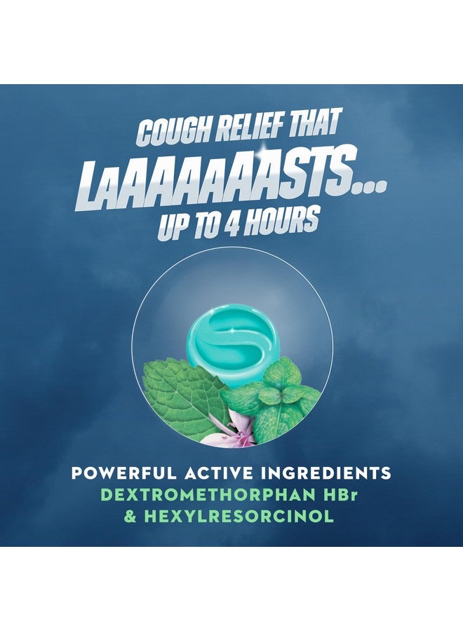 Mucinex Instasoothe Sore Throat Relief + Cough Relief, Sore Throat Lozenges, Cough Drops with Dextromethorphan HBr & Hexylresorcinol, Alpine Herbs & Fresh Mint Flavor Medicated Drops, 40ct - Image 4