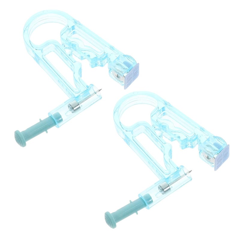 2pcs Ear Piercing Gun for Earring Reusable Piercing Tool Needle and Marker Easy to Use for Home Salon and Travel - Image 1