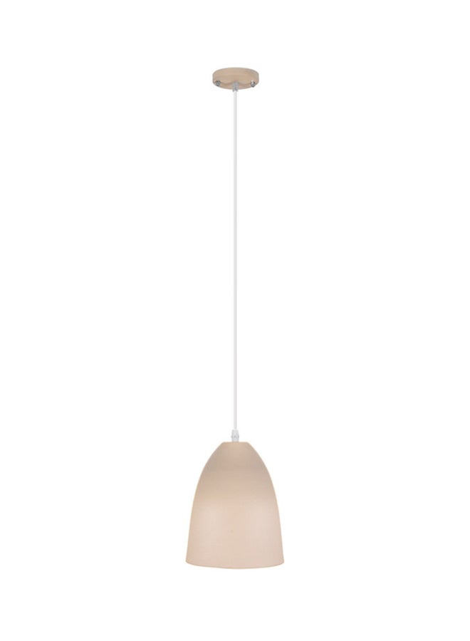 El Rawda Lighting Shot Ceiling Lamp - Single | modern decorative LED E27 pendant light ceiling lamp hanging | suitable for any room | Color: Beige | Size: 70x16 cm