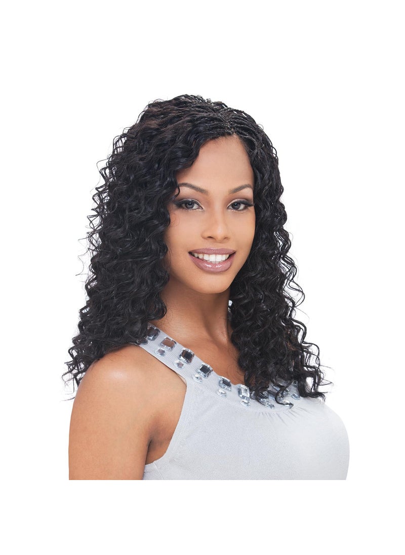 FREE TRESS Mastermix Human Hair Blend Braid - Deep Bulk 22" (Color:1B OFF BLACK) 