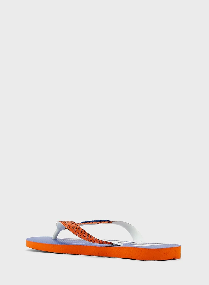 havaianas Logo Flip Flops