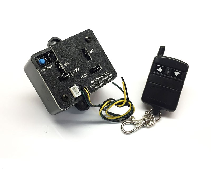 GAMA Electronics RF Remote Control Reverse Polarity 12VDC Motor Control with Auxiliary Switch Input - Image 4