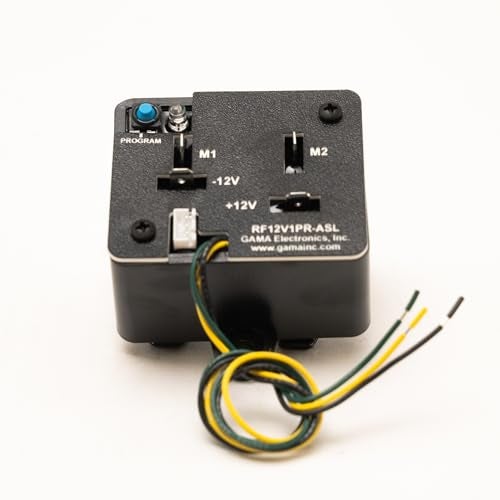 GAMA Electronics RF Remote Control Reverse Polarity 12VDC Motor Control with Auxiliary Switch Input - Image 2