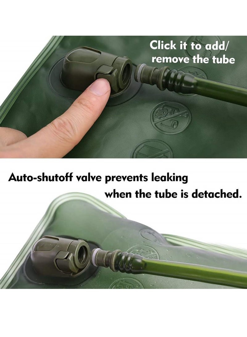 Cool Baby Style COOLBABY Bladder 3L Water Bladder for Hiking Backpack Leak Proof Water Reservoir Storage Bag Water Pouch Hydration Pack Replacement for Biking Climbing Cycling Running Military Green  - Image 4