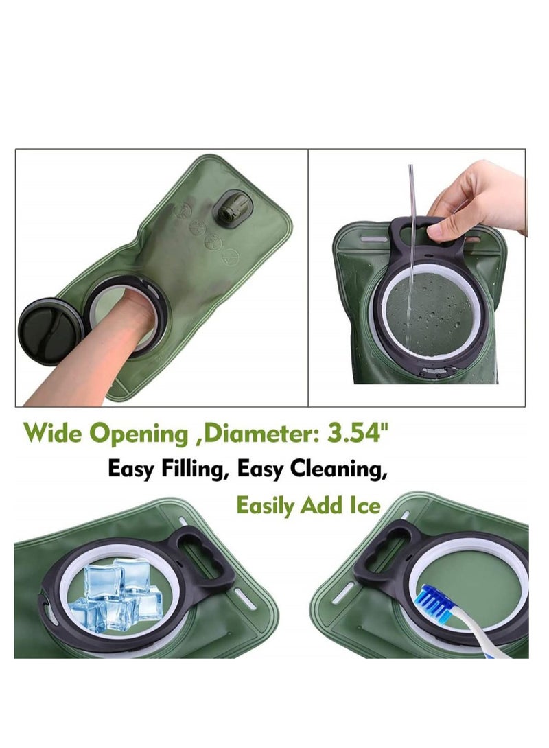 Cool Baby Style COOLBABY Bladder 3L Water Bladder for Hiking Backpack Leak Proof Water Reservoir Storage Bag Water Pouch Hydration Pack Replacement for Biking Climbing Cycling Running Military Green  - Image 5