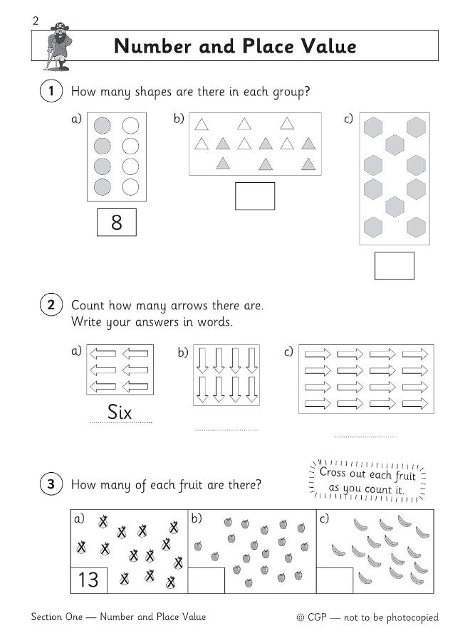 تمارين الرياضيات KS1 - السنة 1 - Image 5
