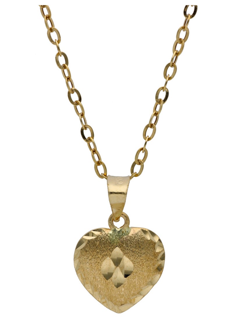 Gold Heart Shaped Pendant Set 18KT - pzsku/Z74E3579B5D1220002111Z/45/_/1729514933/ba1d5bc0-9808-4060-ae77-041891b01ac4