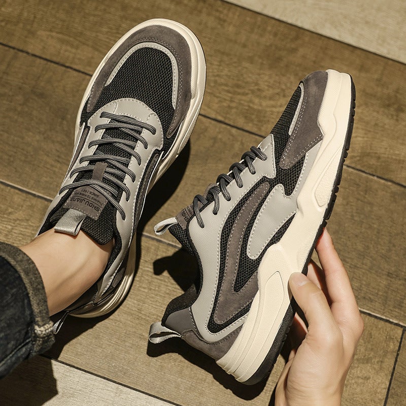 Trendy Men'S Shoes Popular Men'S Sports Ins Boys' Youth Dad Shoes Breathable Versatile Trendy Shoes - Image 2