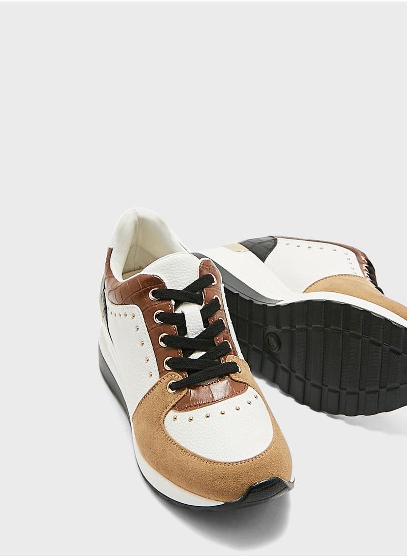 MENBUR Lace Up Low Top Sneakers  - Image 3