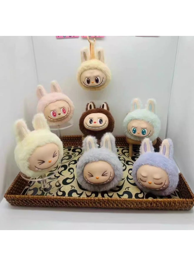 Generic - Generation Vinyl Plush Head Type Small Pendant Second Generation Cloth Key Chain Ugly Cute Doll Doll Batch-Specifications:For The 6 Models Of The Generation, Please Contact Customer Service-Color:Height 10.5*8cm (54g) - Image 1
