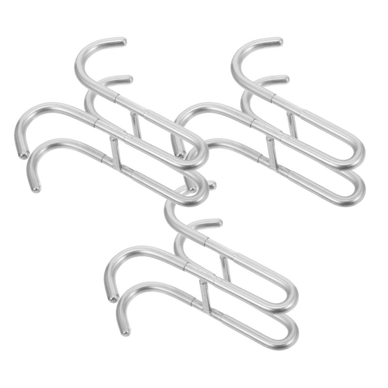 GENIUNE 3 Pack 304 Stainless Steel Heavy Duty Towel Hooks Over Shower Door Wall Mount Bathroom Organizer Hanging Rack - Image 2