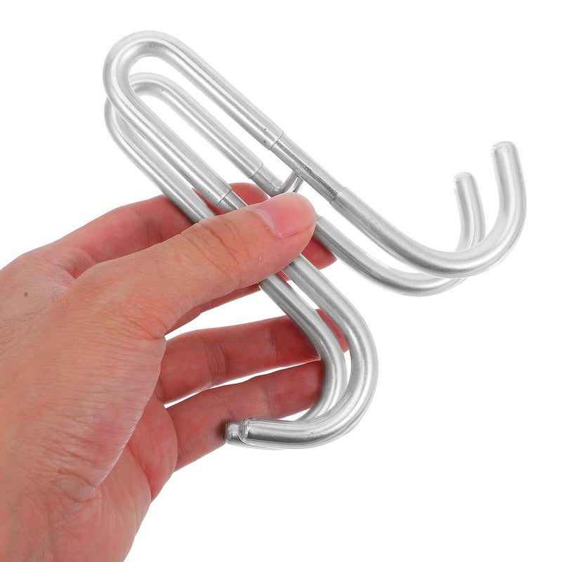 GENIUNE 3 Pack 304 Stainless Steel Heavy Duty Towel Hooks Over Shower Door Wall Mount Bathroom Organizer Hanging Rack - Image 5