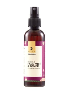 PILGRIM Pilgrim Alcohol Free Red Vine Face Toner, Face Mist Spray For Anti Ageing, Glowing Skin, Dry, Oily Skin, Men & Women,100ml  - Image 1