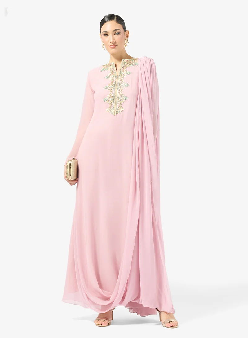 Golden Apple  Chiffon Dress With Sequin for Women | Best Price UAE