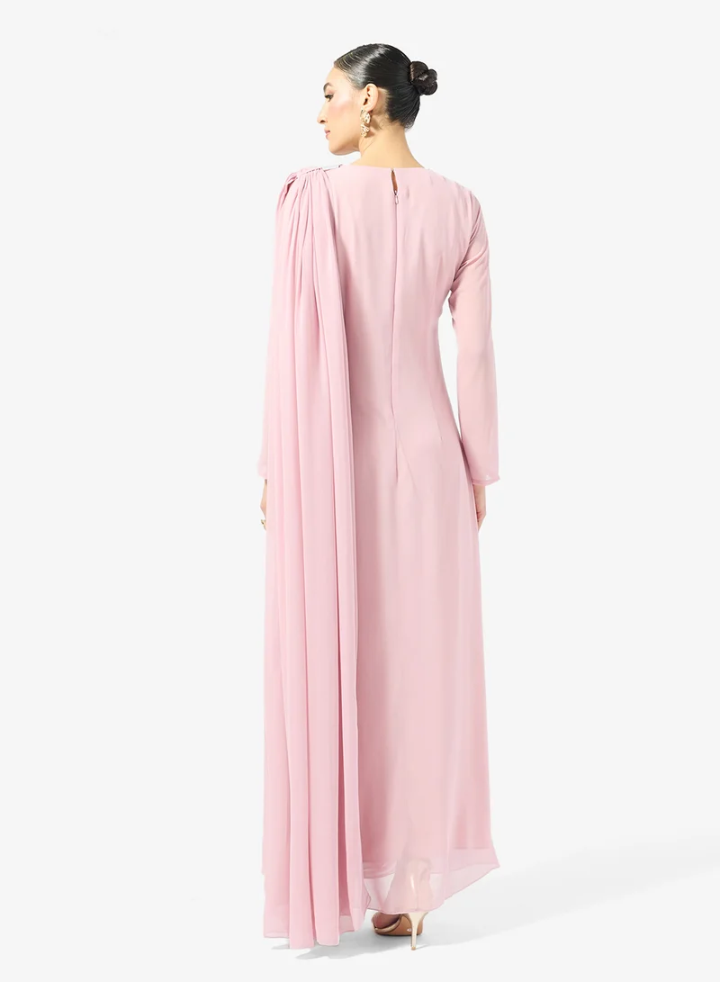 Golden Apple  Chiffon Dress With Sequin for Women | Best Price UAE