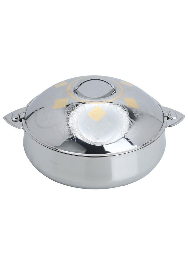 Alsaif Steel Lama Food Container 4000 Ml Silver  - Image 2