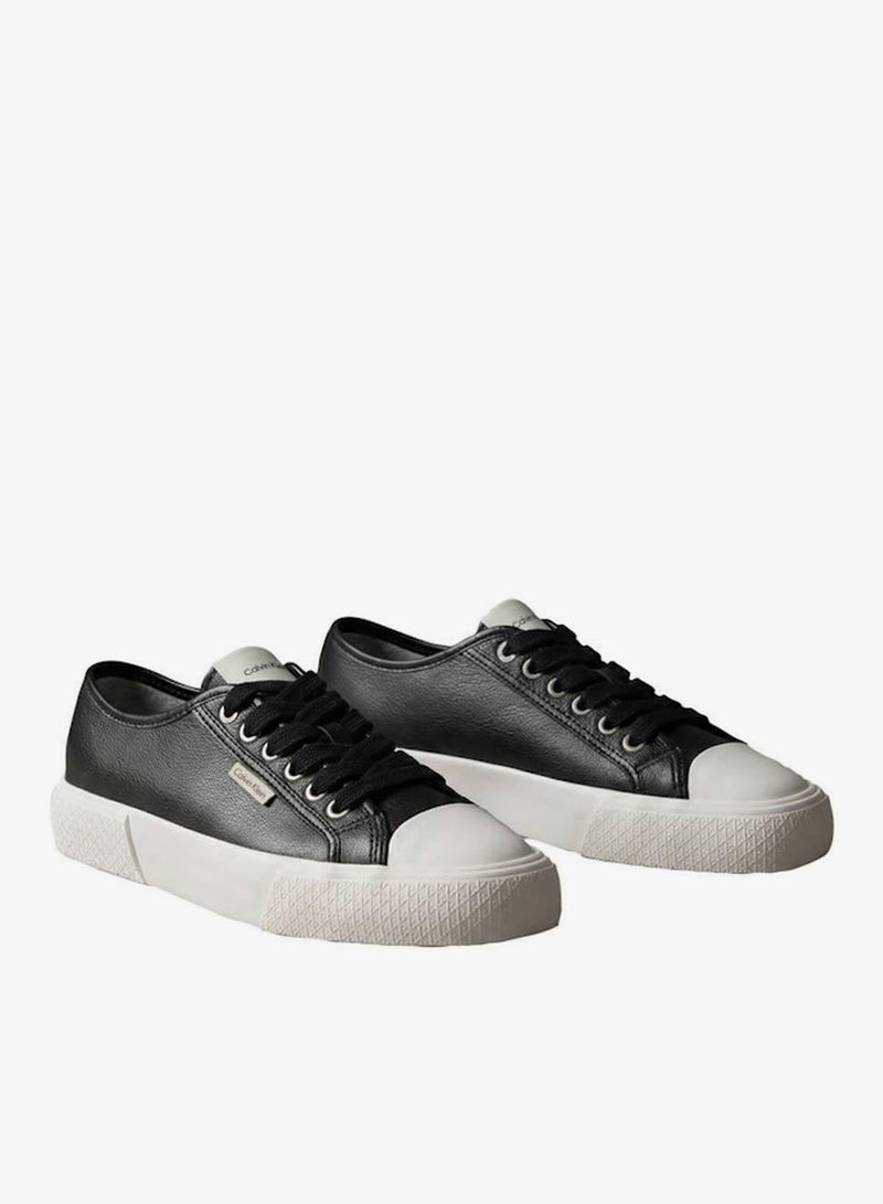 CALVIN KLEIN CK Luna - Leather Logo Trainers - Image 3