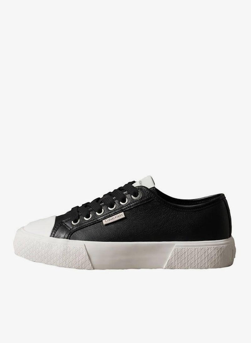CALVIN KLEIN CK Luna - Leather Logo Trainers - Image 2